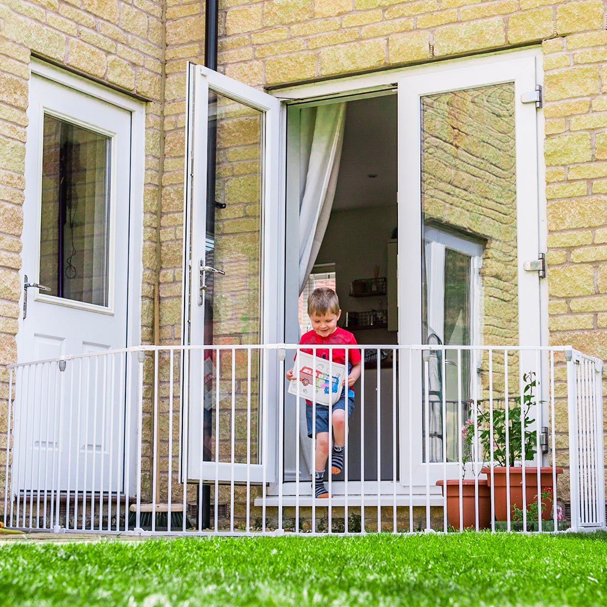 Callowesse Multi - Gate Playpen Room Guard - Anthracite - Baby&More