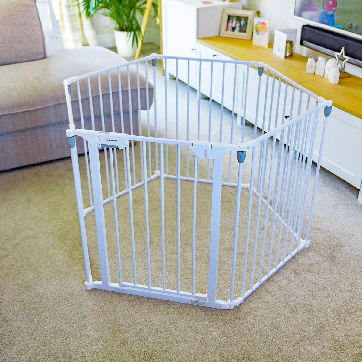 Callowesse Multi - Gate Playpen Room Guard - Black - Baby&More