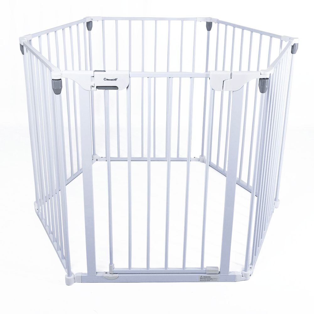 Callowesse Multi - Gate Playpen Room Guard - White - Baby&More