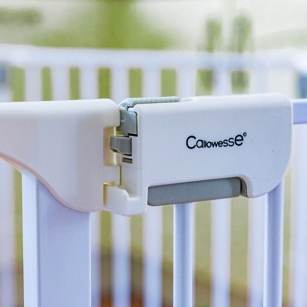 Callowesse Multi - Gate Playpen Room Guard - White - Baby&More