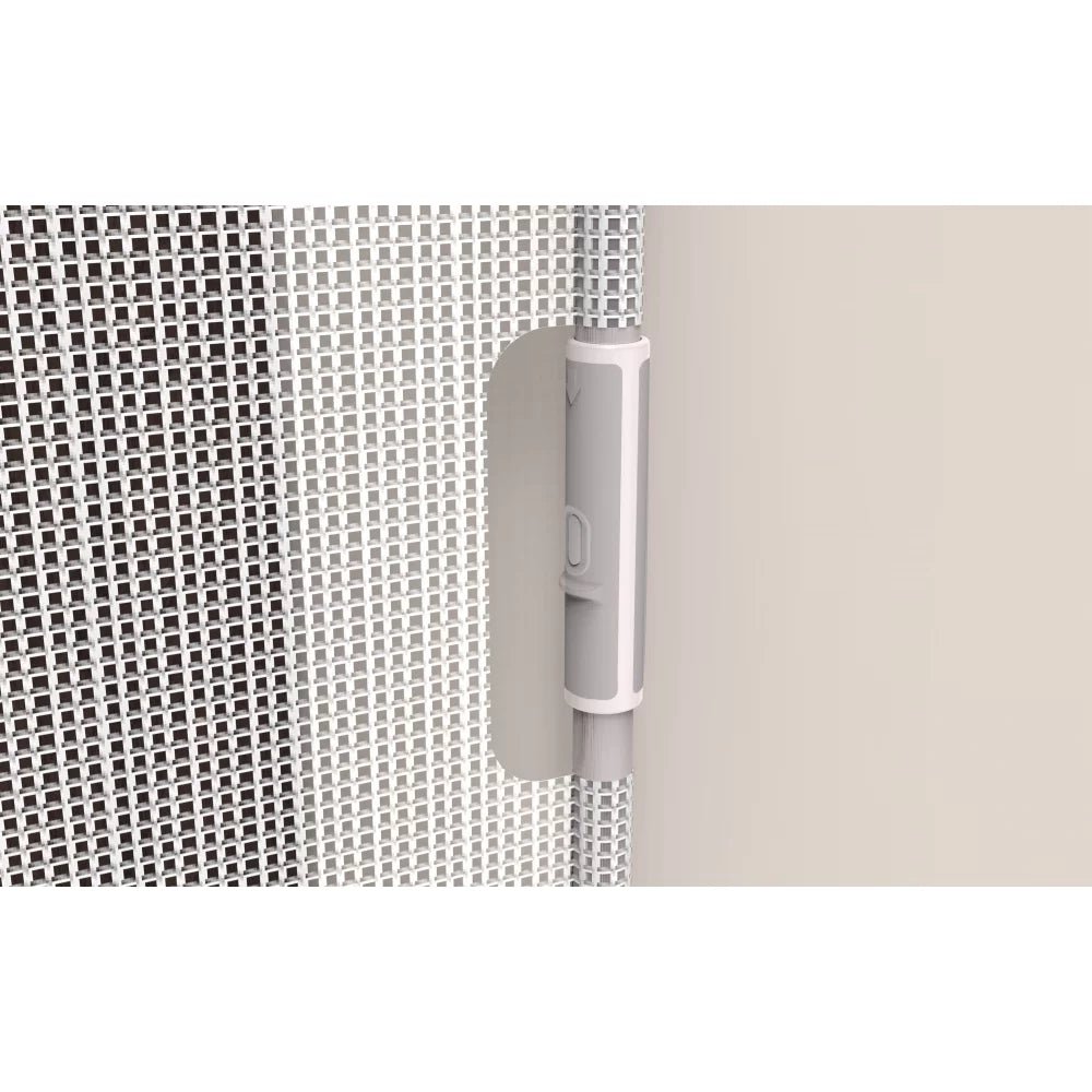 Callowesse Omni - Directional Retractable Stair Safety Gate 0 - 130cm – White & Silver - Baby&More