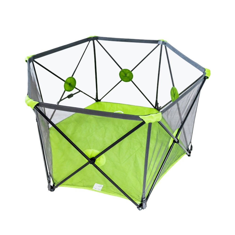 Callowesse Pop Up and Play Playpen with Securing Lock and Cushioned Guards - Baby&More