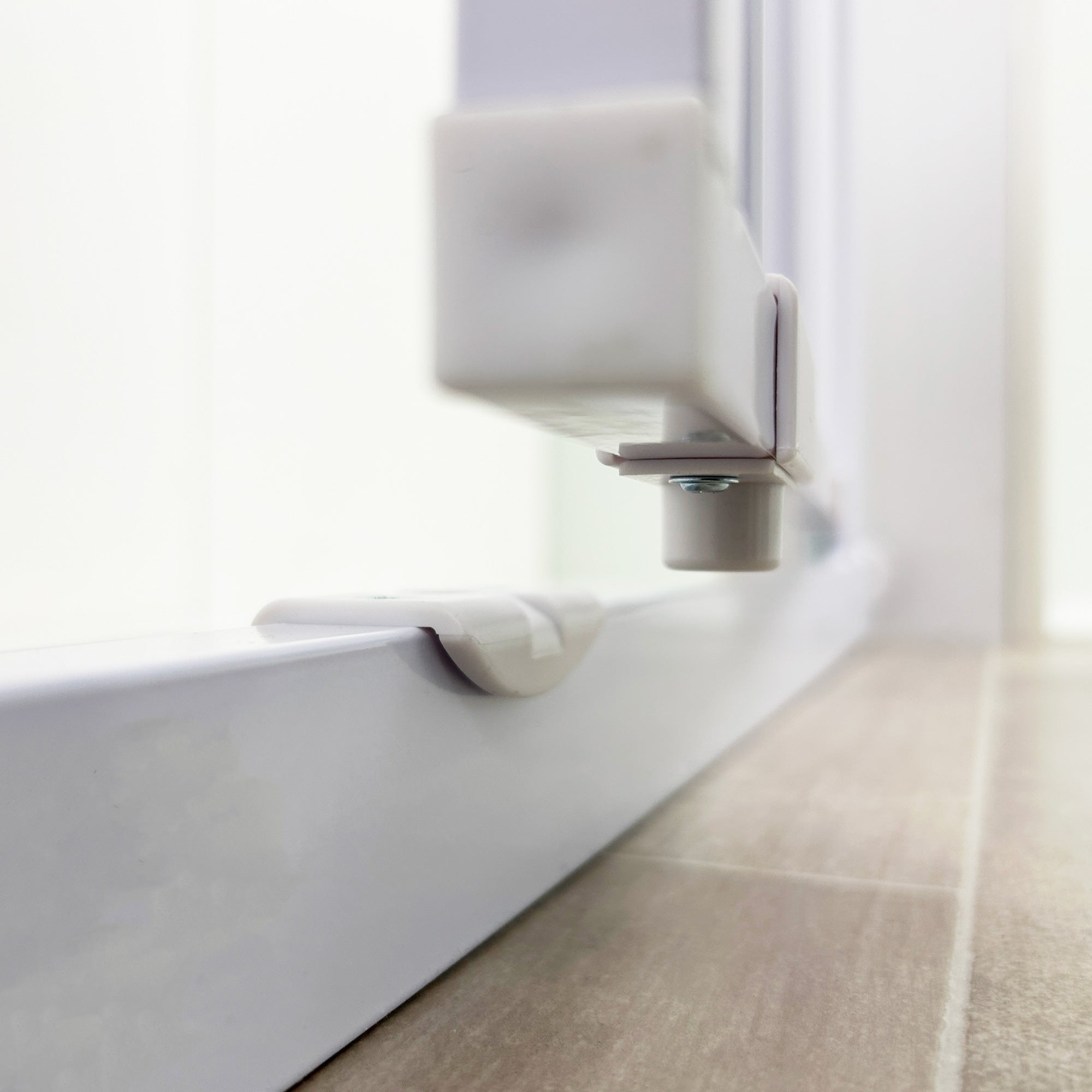 Callowesse Shiba Easy Close Baby & Toddler Pressure Fit Door & Stair Safety Gate - 75 - 85cm x H78cm - White - Baby&More