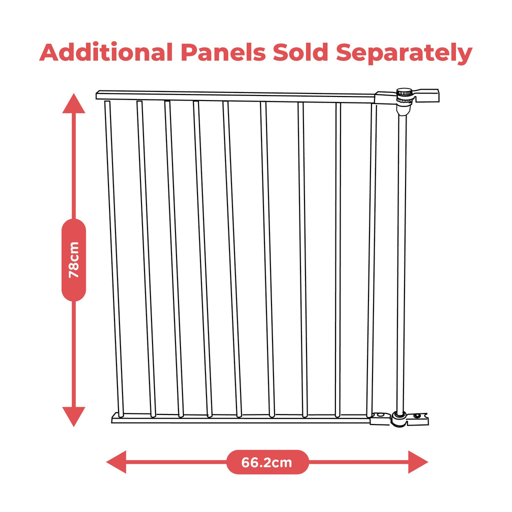 Callowesse XL Extendable Hexagonal Playpen, Fireguard and Room Divider - Black - Baby&More