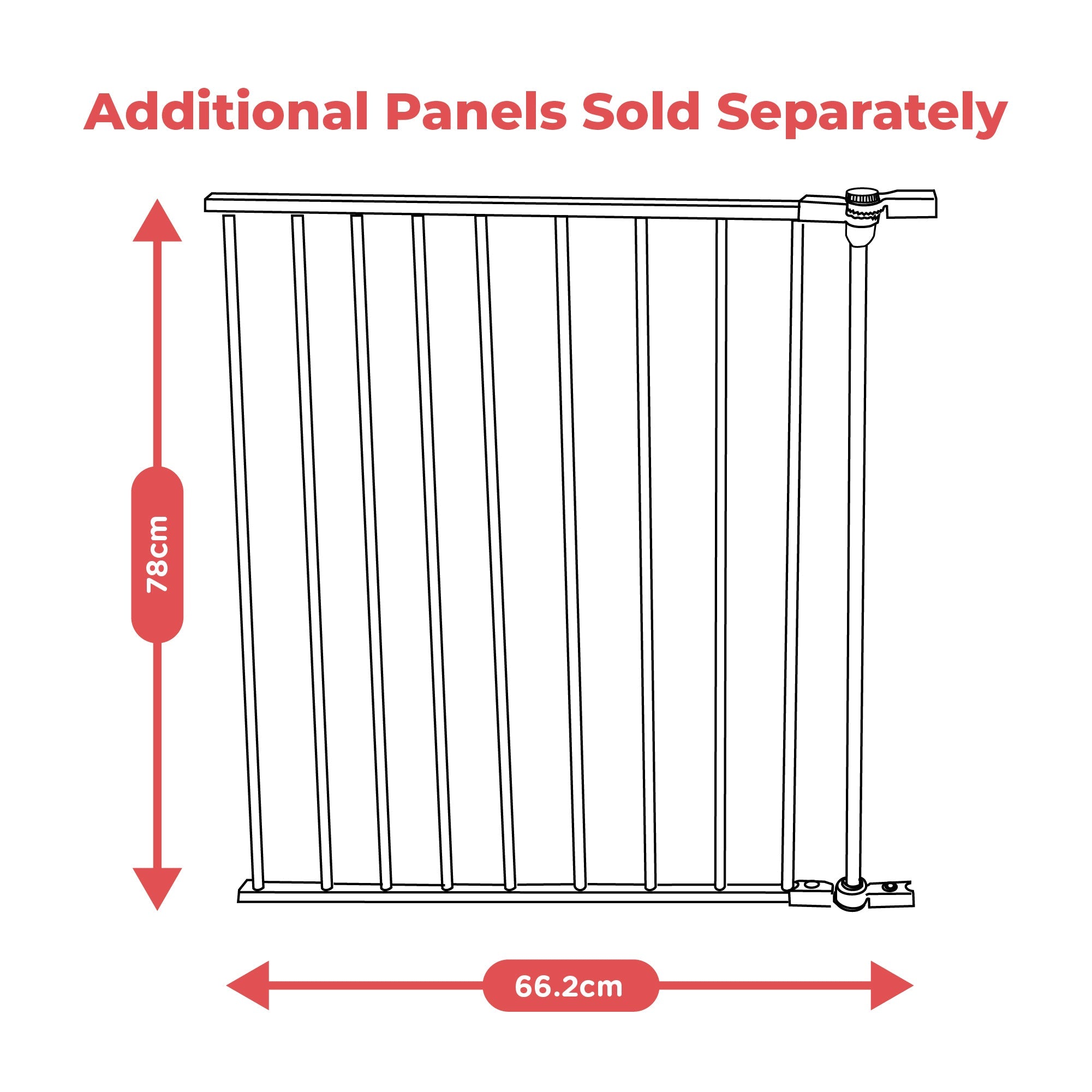 Callowesse XL Extendable Hexagonal Playpen, Fireguard and Room Divider - Black - Baby&More