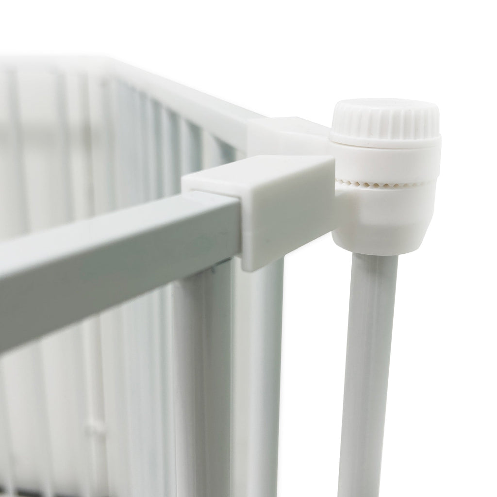 Callowesse XL Extendable Hexagonal Playpen, Fireguard and Room Divider - White - Baby&More