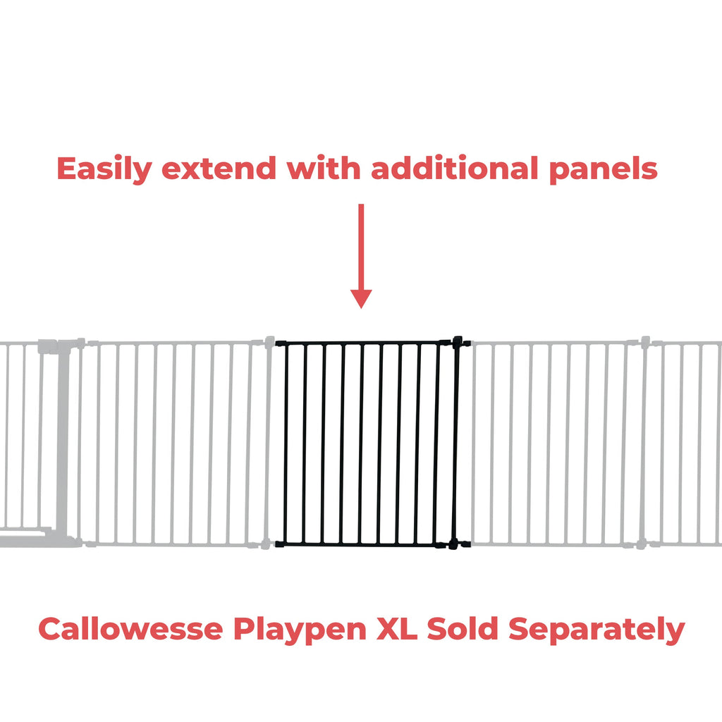 Callowesse XL Hexagonal Playpen 67.5cm Additional Panel - Black - Baby&More