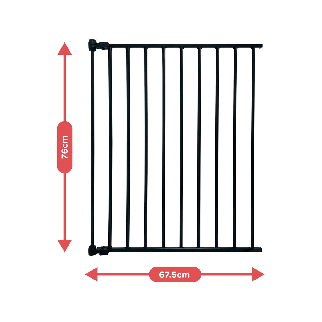 Callowesse XL Hexagonal Playpen 67.5cm Additional Panel - Black - Baby&More
