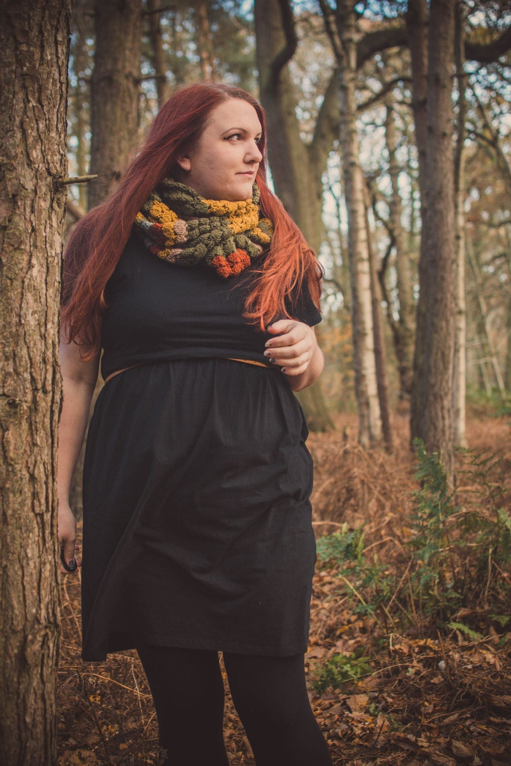 Milkymoon Casey Cotton Breastfeeding Skater Dress - Black