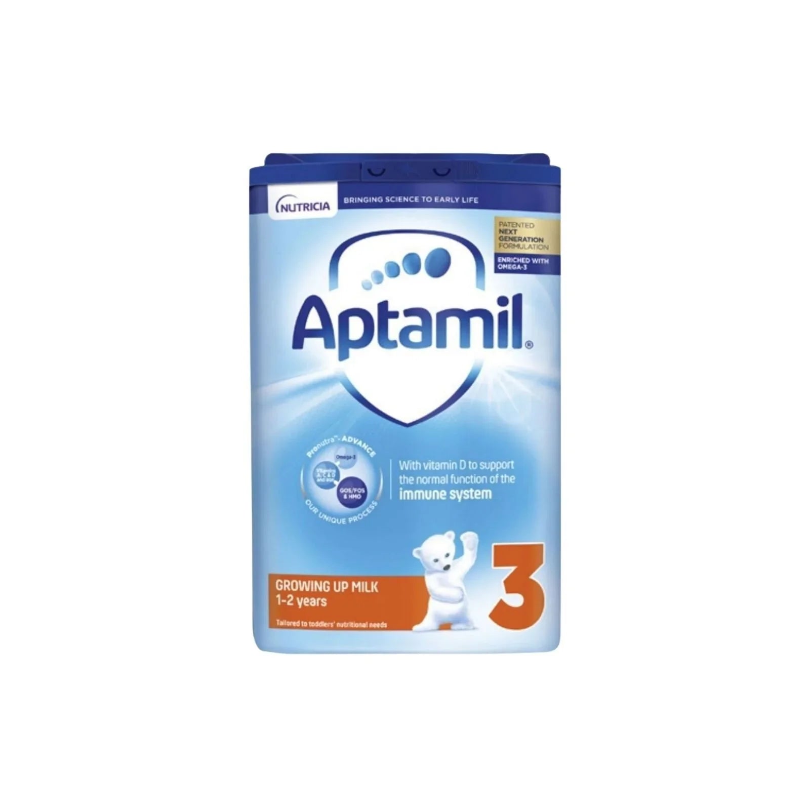 Aptamil 3 Growing Up Milk Formula - 1-2 years 800g