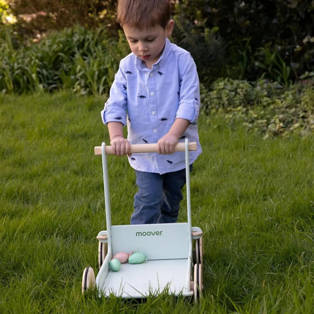 Wooden Moover Baby Walker - Sage Green