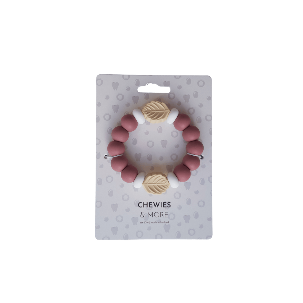 Chewies&more - Silicone Teething Bangle - Cool Leaf - Baby&More