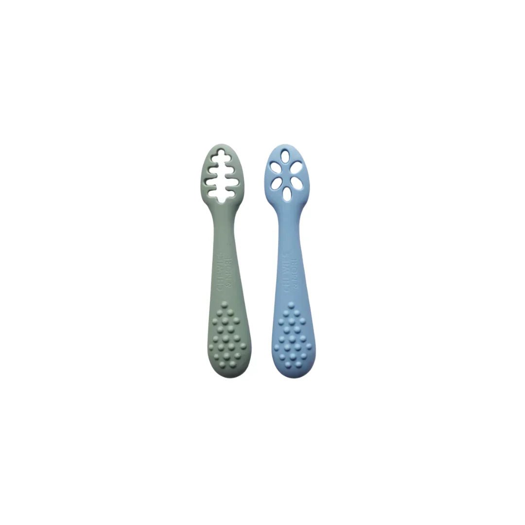 Chewies&more - Silicone Training Spoons – 2 Pack - Baby&More