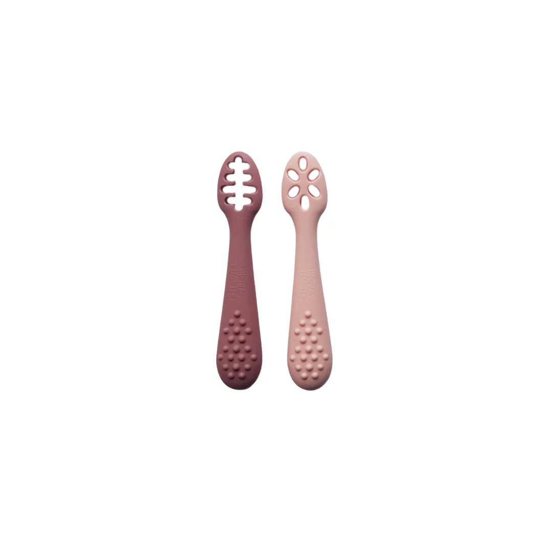 Chewies&more - Silicone Training Spoons – 2 Pack - Baby&More