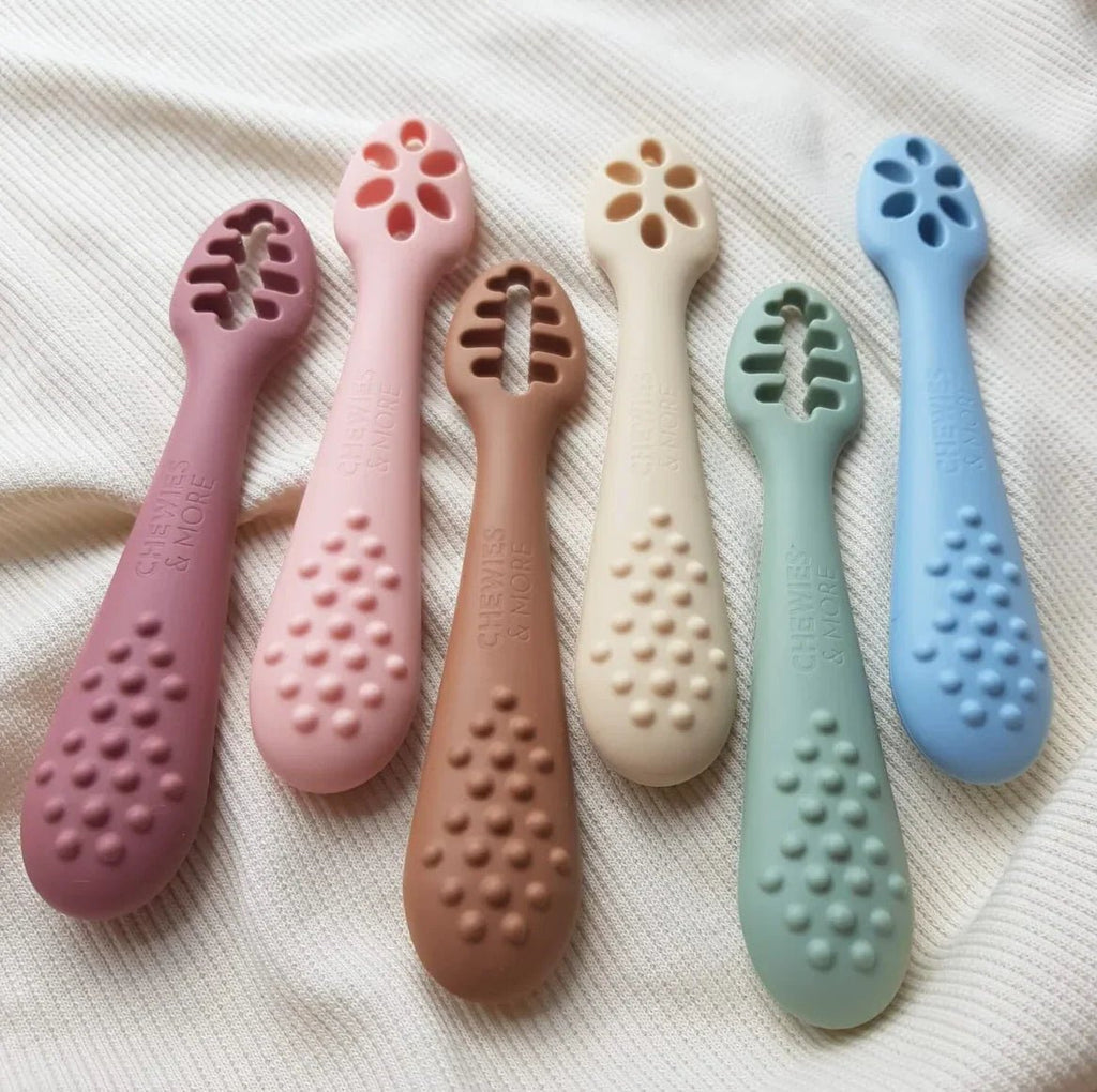 Chewies&more - Silicone Training Spoons – 2 Pack - Baby&More