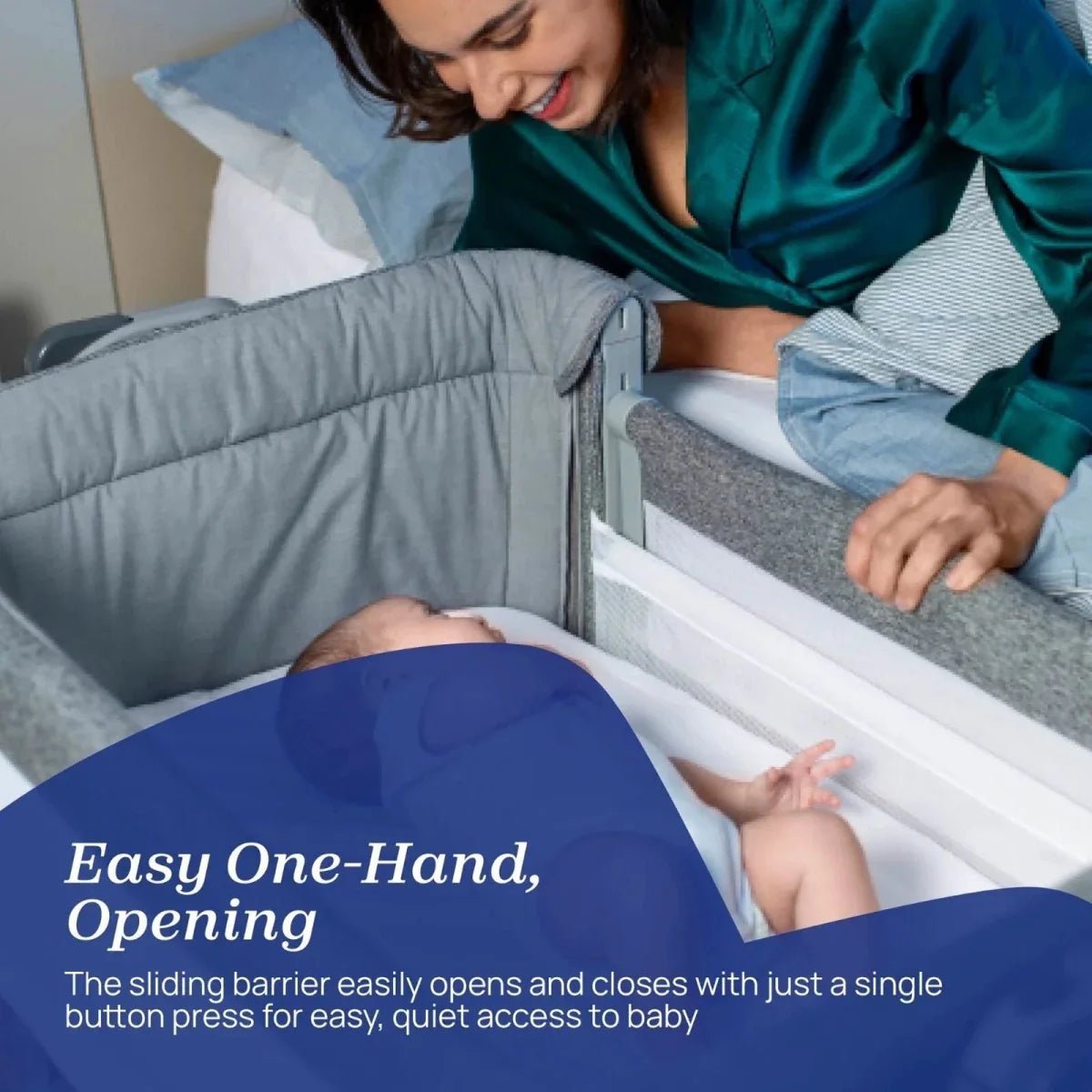 Chicco Next2Me Magic Evo Crib - Dark Gray - Baby&More