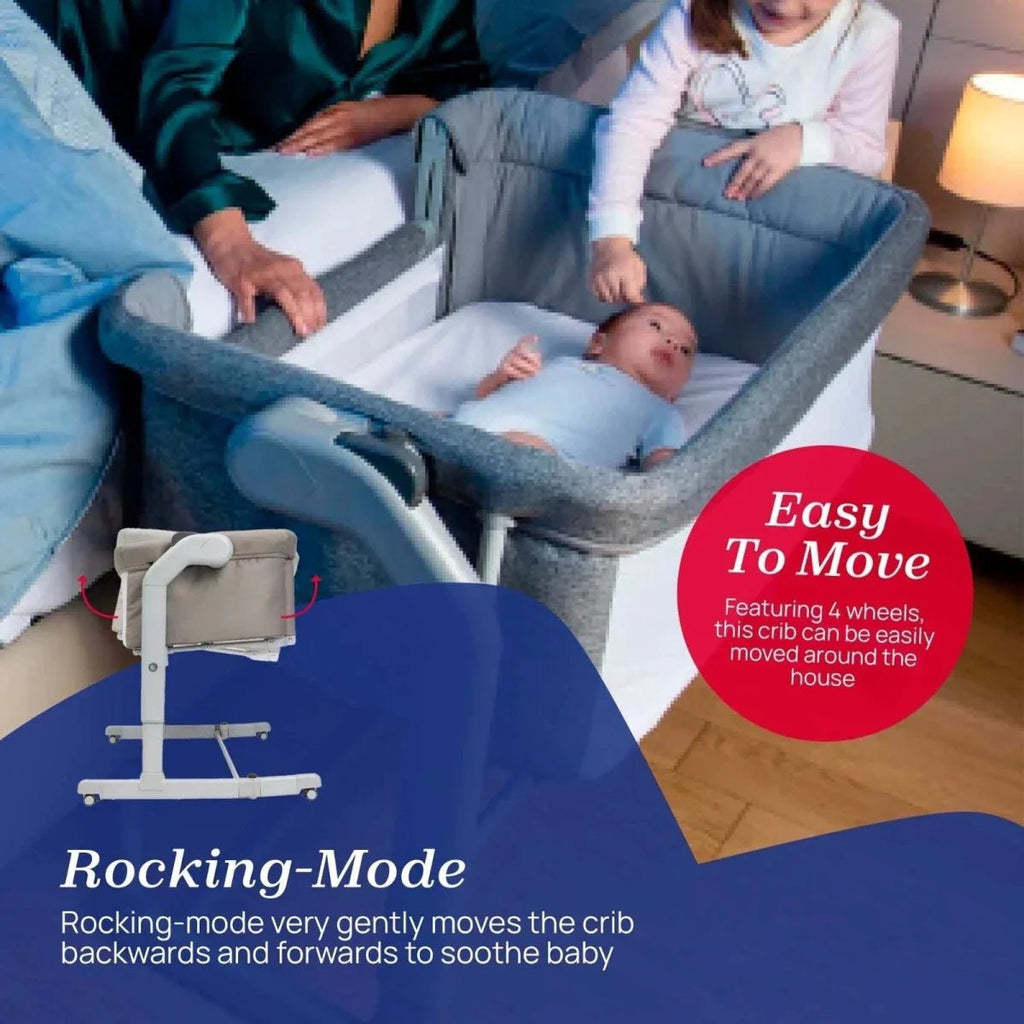 Chicco Next2Me Magic Evo Crib - Dark Gray - Baby&More