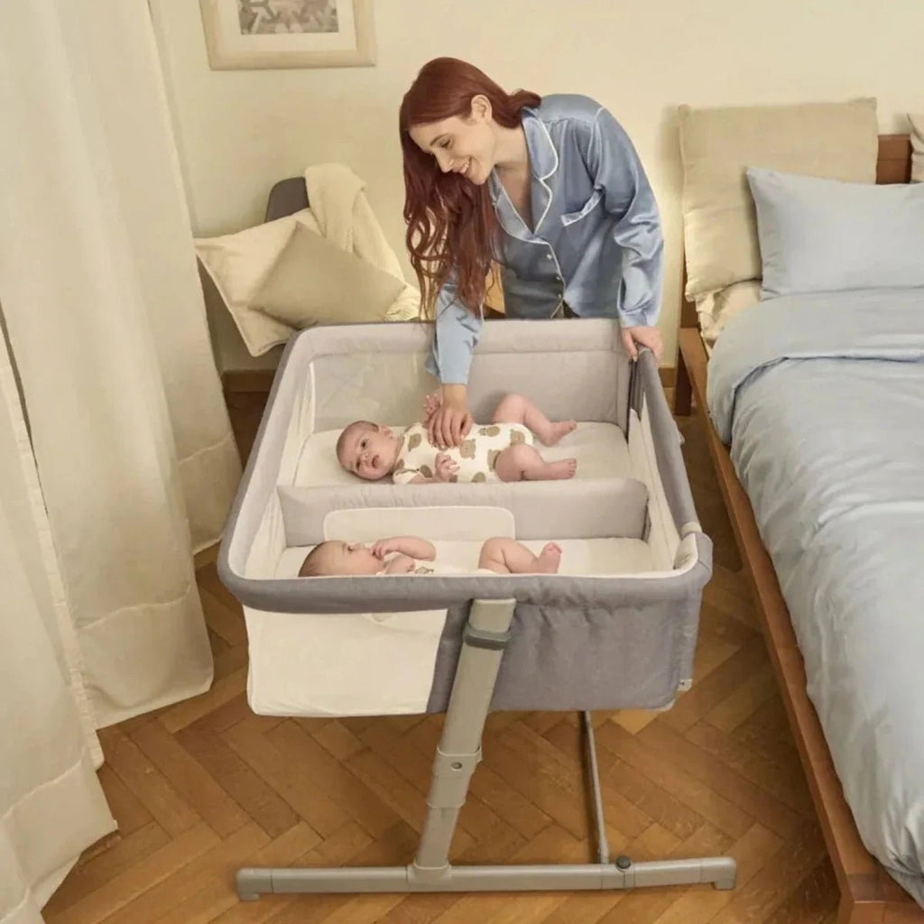 Chicco Next2Me Twins Crib - Magnet Grey - Baby&More