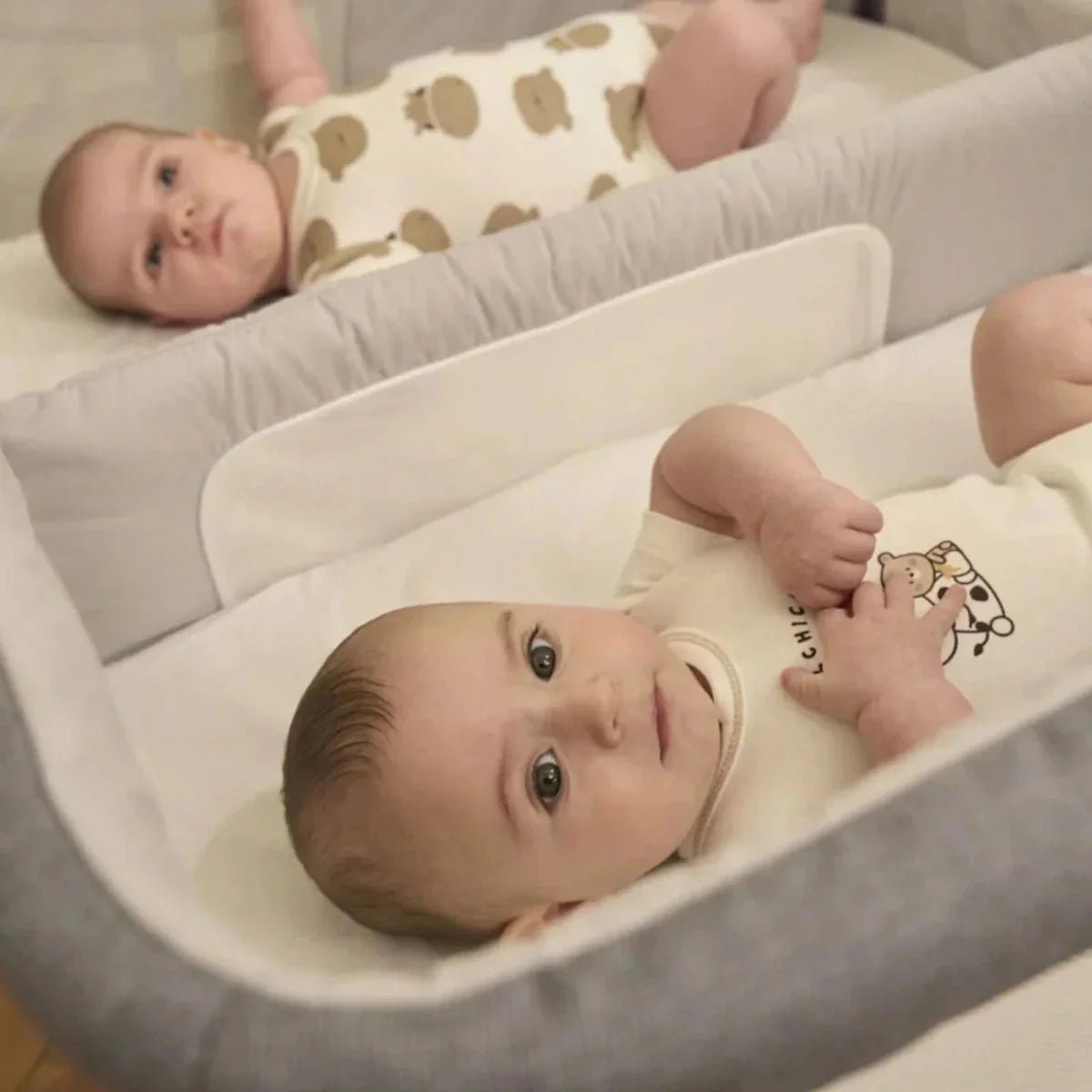 Chicco Next2Me Twins Crib - Magnet Grey - Baby&More