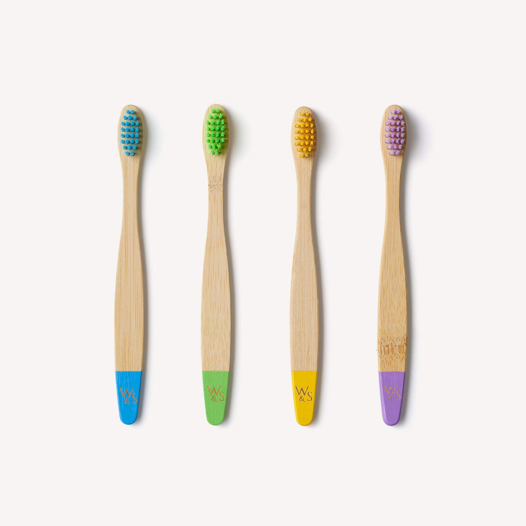 Children's Bamboo Toothbrush - 4 Pack - Multi - Colour - Baby&More