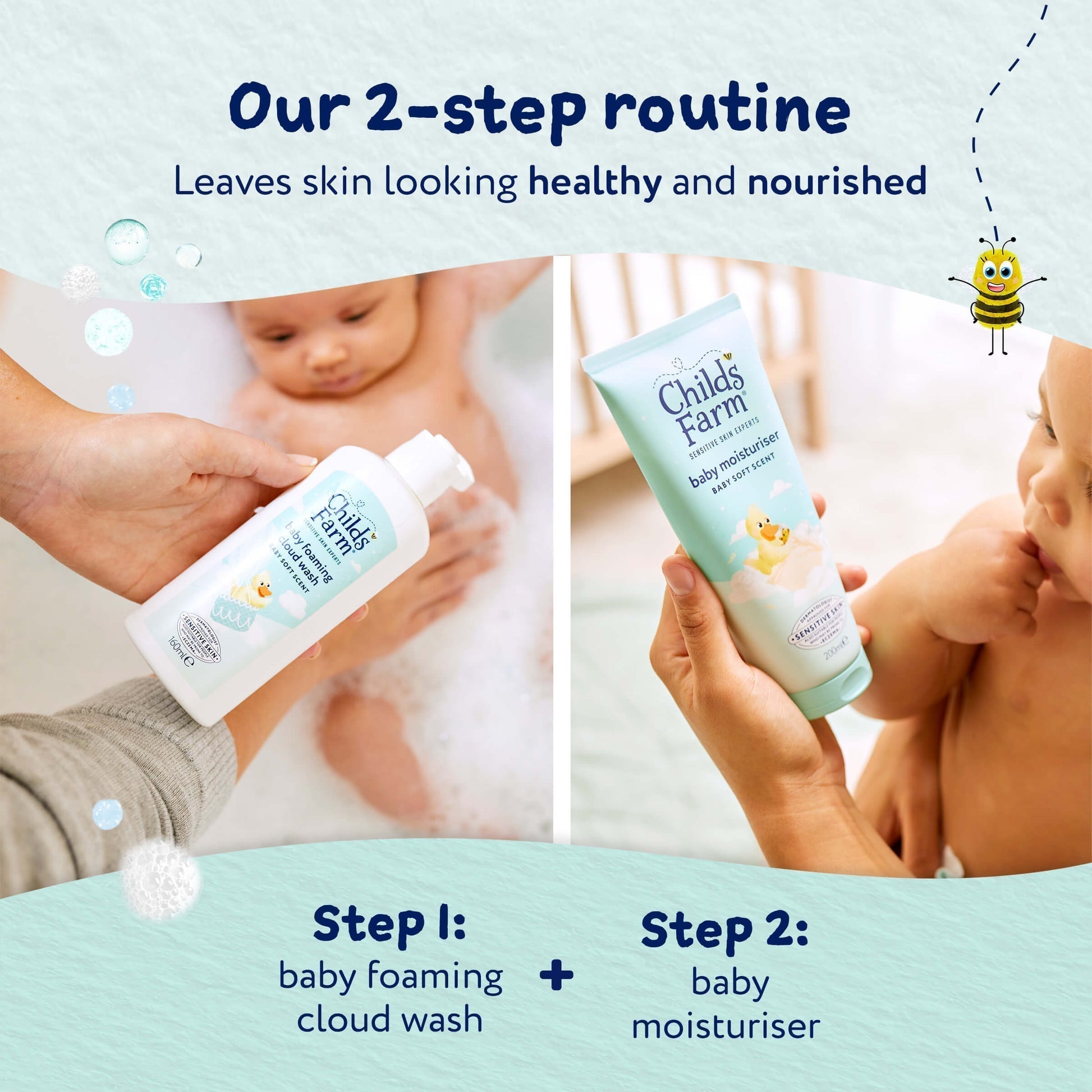 Child's Farm Baby Foaming Cloud Wash - 160ml - Baby&More