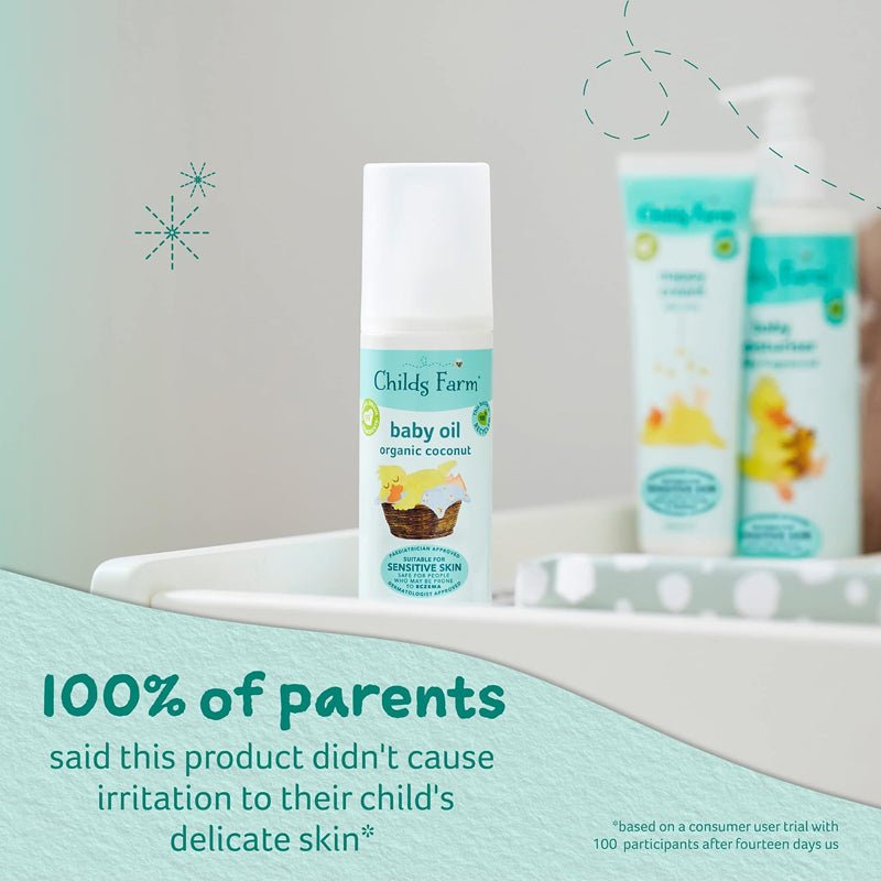 Child's Farm Baby Massage Oil Organic Coconut - 75ml - Baby&More