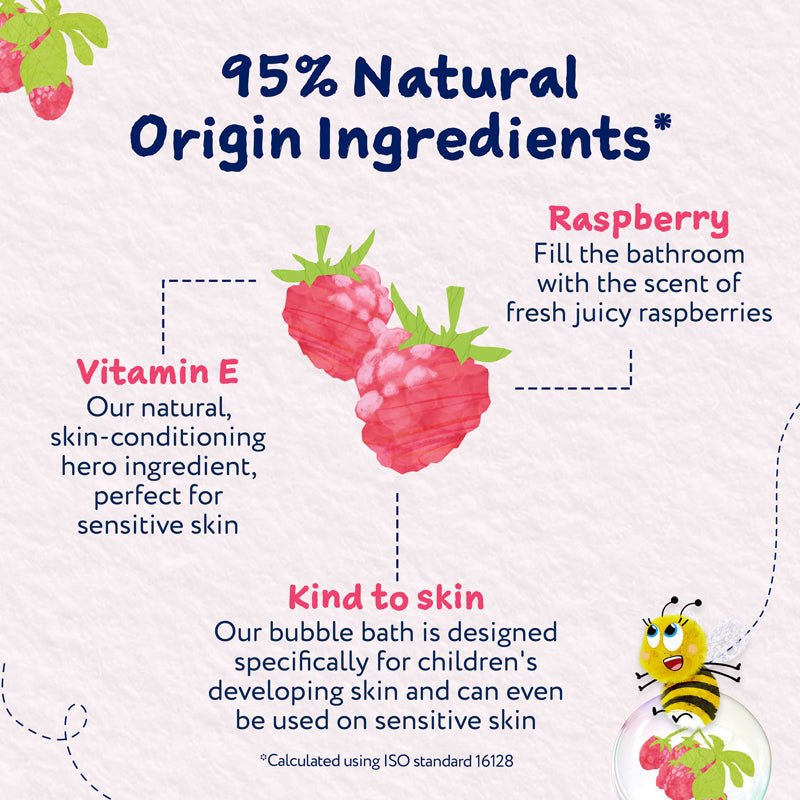 Child's Farm Bubble Bath Raspberry - 500ml - Baby&More