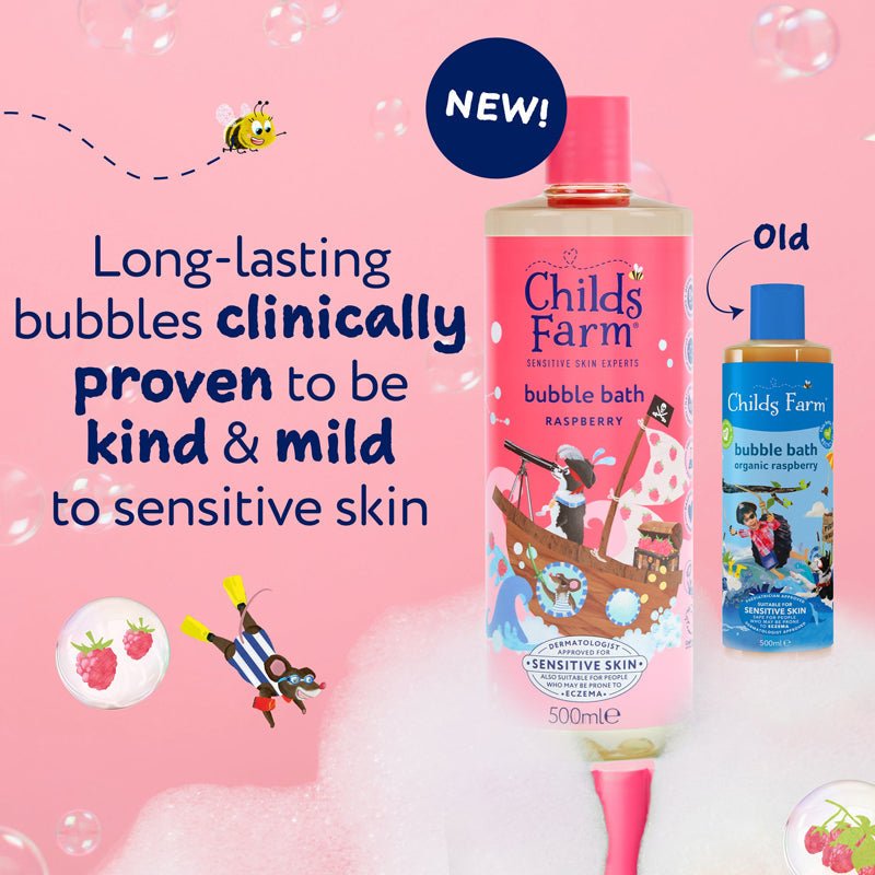Child's Farm Bubble Bath Raspberry - 500ml - Baby&More