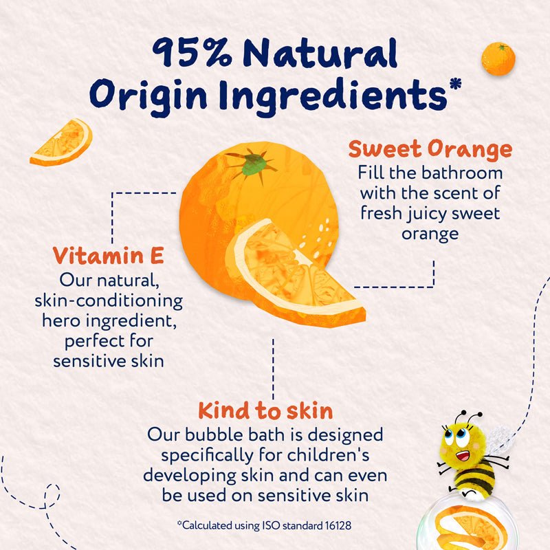 Child's Farm Bubble Bath Sweet Orange - 500ml - Baby&More