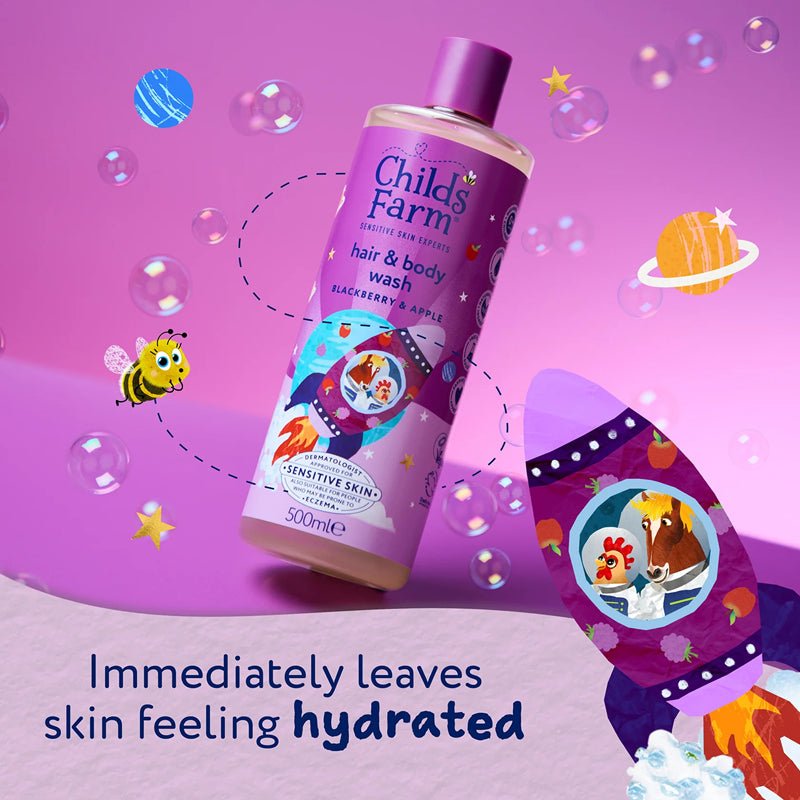 Child's Farm Hair & Bodywash Blackberry & Apple - 500ml - Baby&More