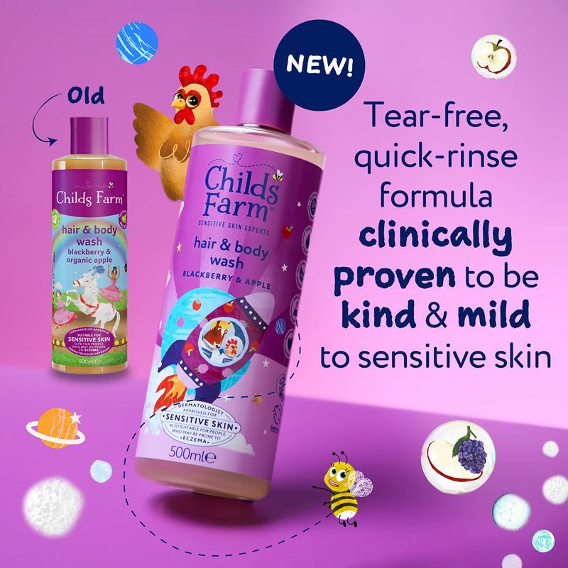 Child's Farm Hair & Bodywash Blackberry & Apple - 500ml - Baby&More