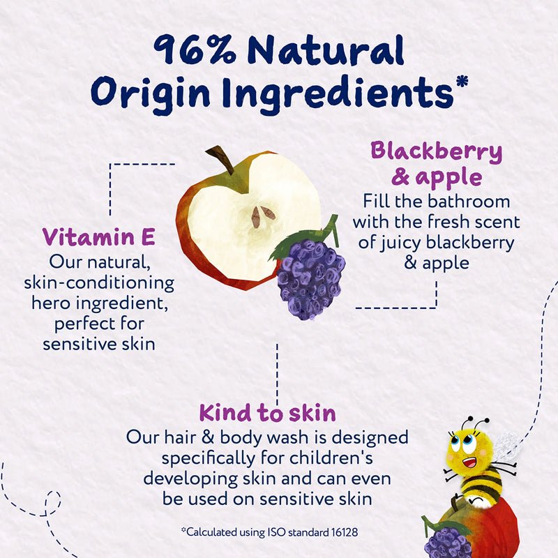 Child's Farm Hair & Bodywash Blackberry & Apple - 500ml - Baby&More