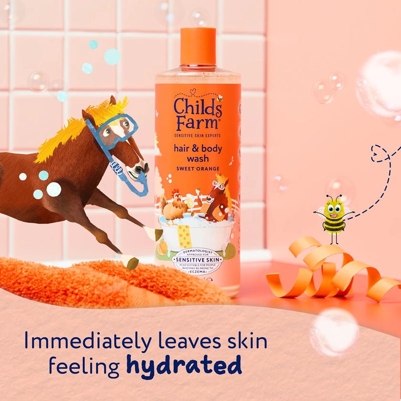 Child's Farm Hair & Bodywash Sweet Orange - 500ml - Baby&More