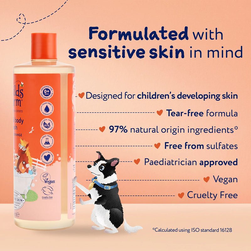Child's Farm Hair & Bodywash Sweet Orange - 500ml - Baby&More