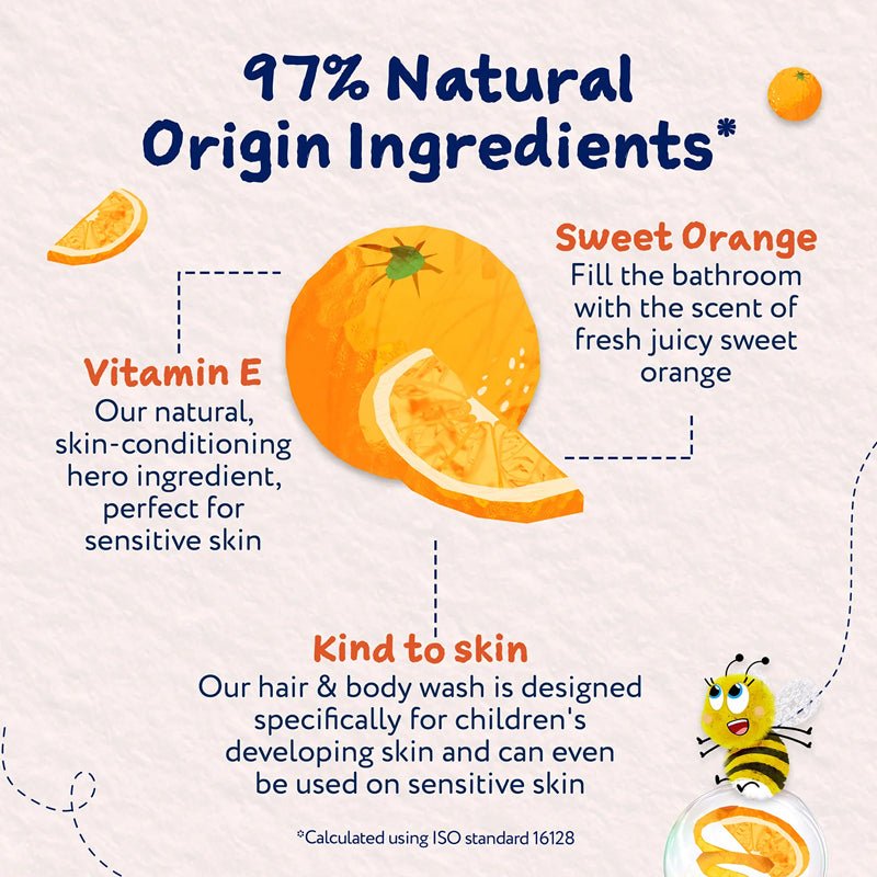 Child's Farm Hair & Bodywash Sweet Orange - 500ml - Baby&More