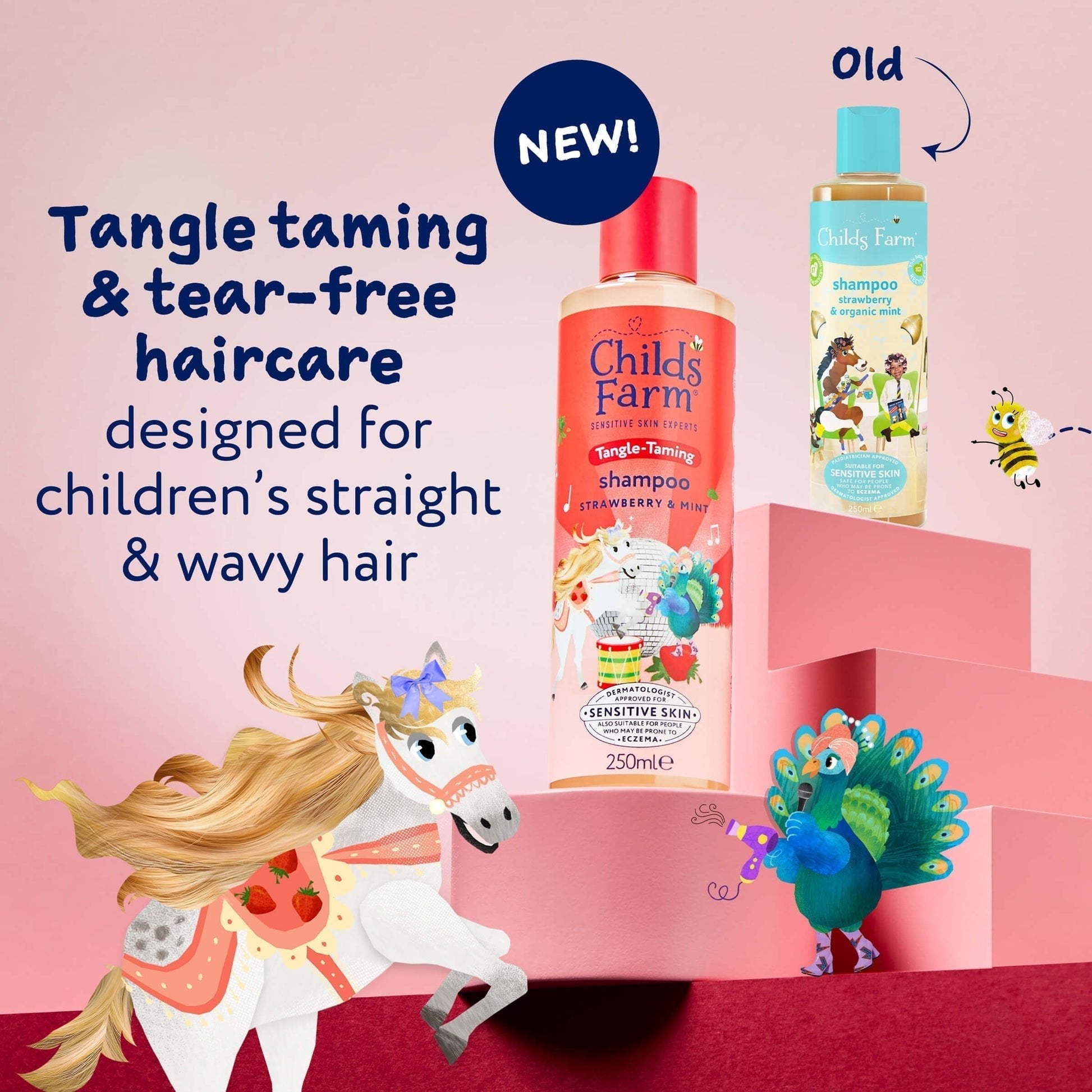 Child's Farm Strawberry & Mint Shampoo - 250ml - Baby&More