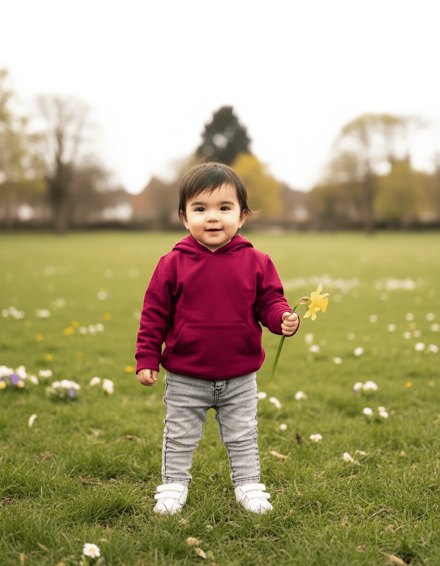 Child's Hoodie - Burgundy - Baby&More