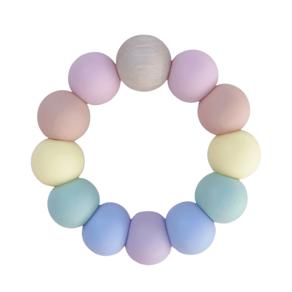 Chunky Silicone Teething Ring - Baby&More