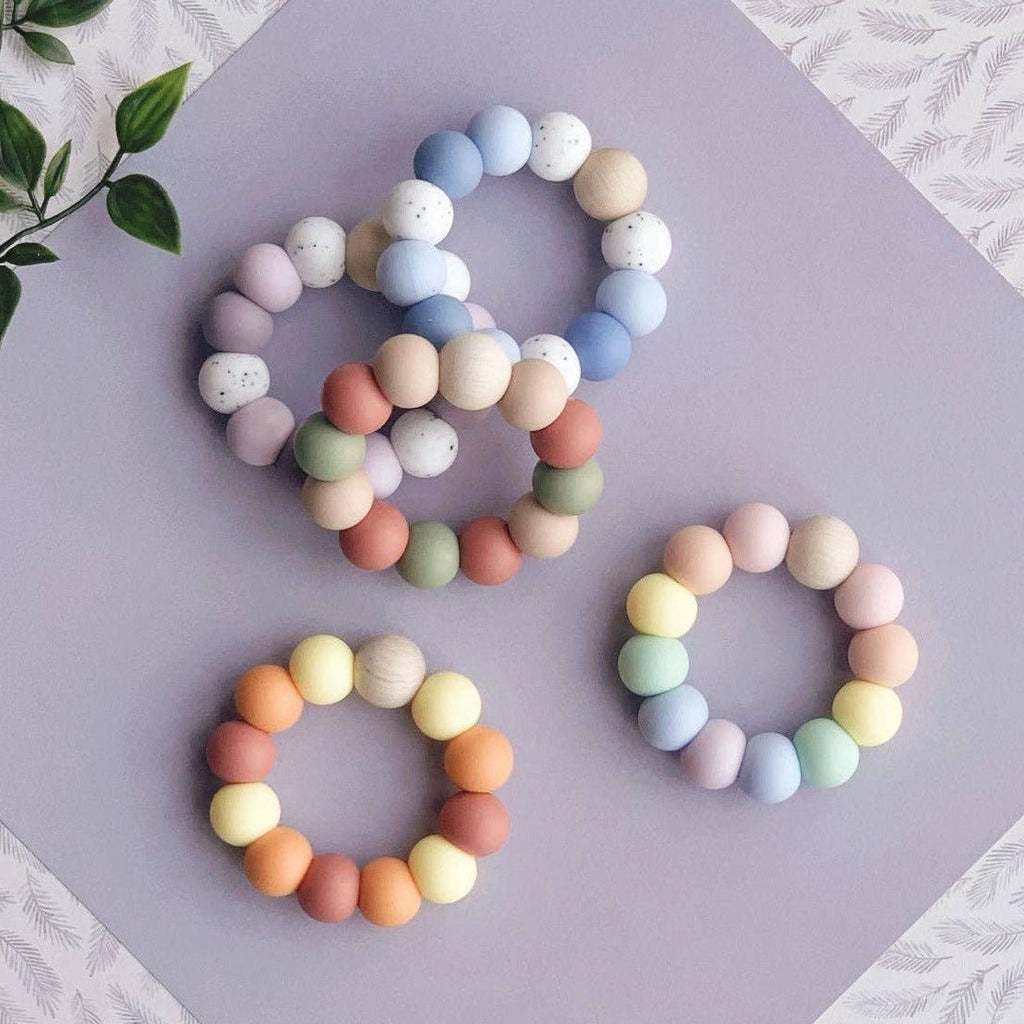 Chunky Silicone Teething Ring - Baby&More