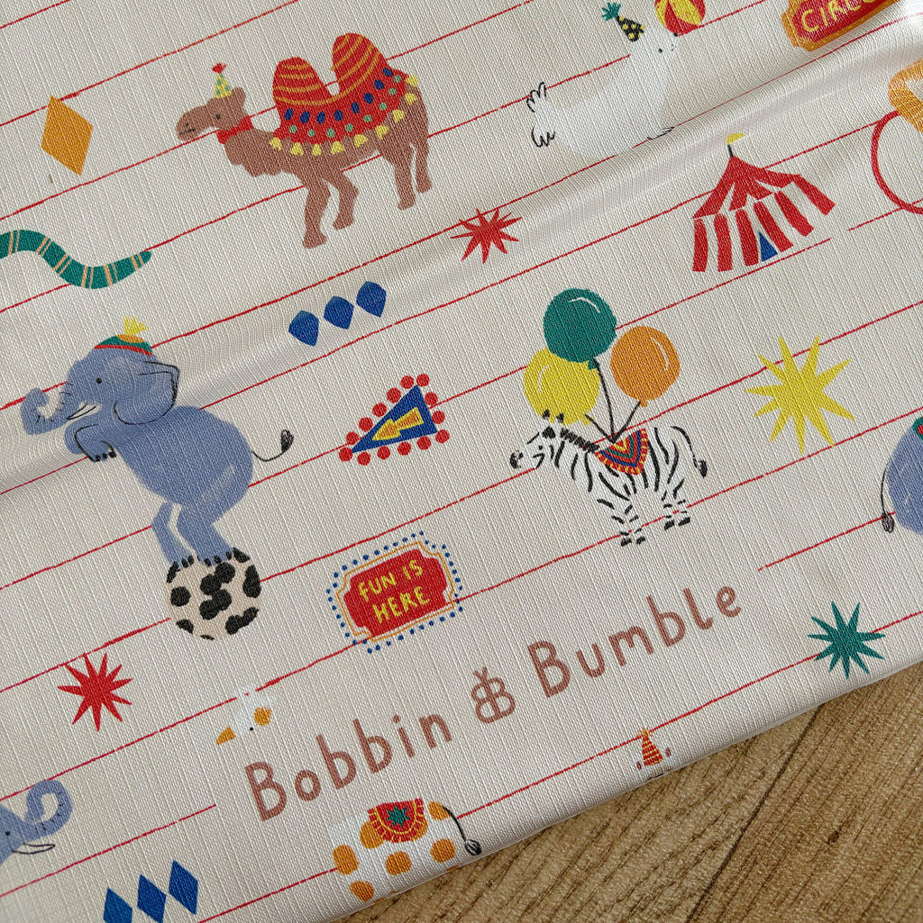 Bobbin and Bumble Travel Changing Mat - Circus