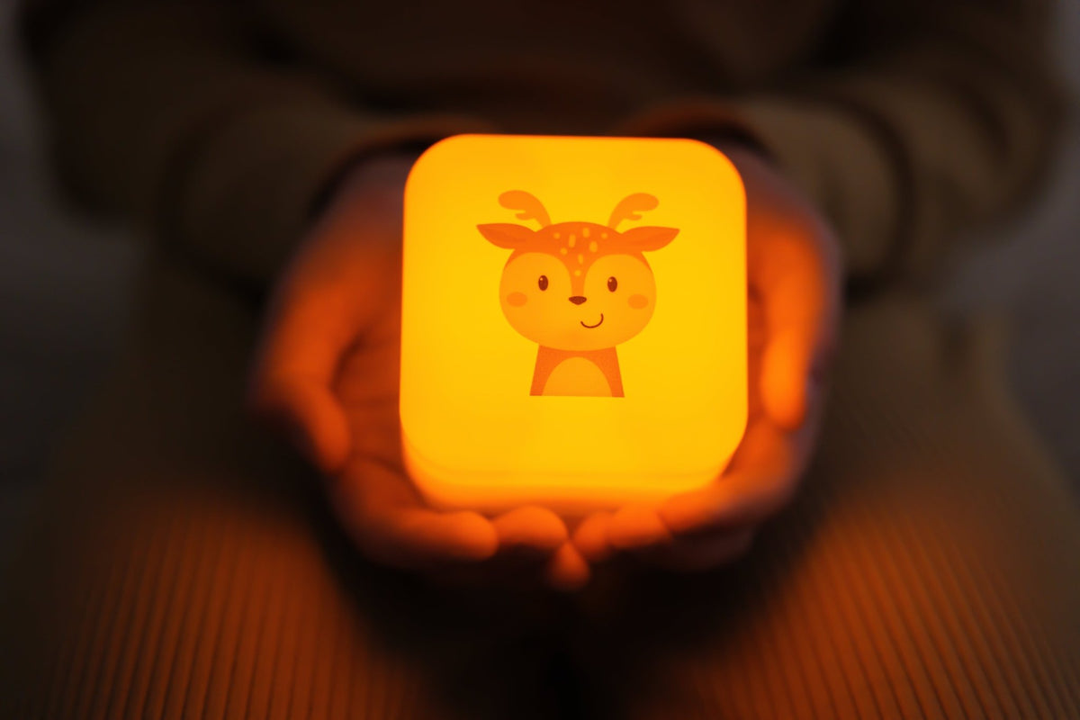 Cloud B Cube B Portable Nightlight - Finley Fawn - Baby&More