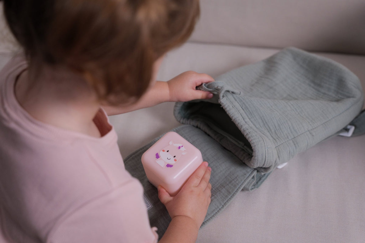 Cloud B Cube B Portable Nightlight - Lily the Unicorn - Baby&More