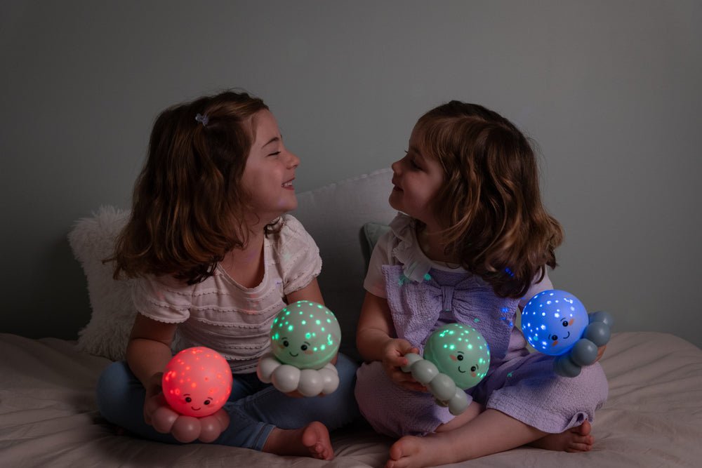 Cloud B Twinkles to Go Octo Nightlight Projector - Grey - Baby&More