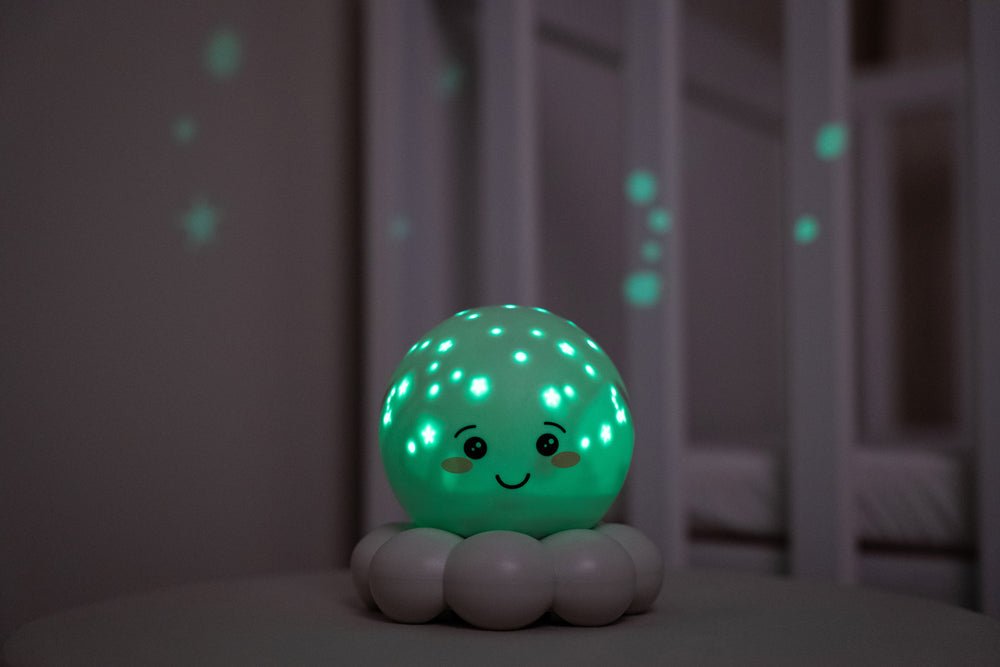 Cloud B Twinkles to Go Octo Nightlight Projector - Grey - Baby&More
