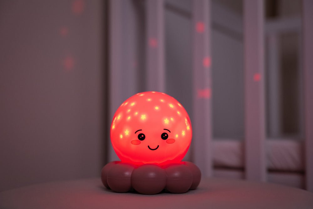 Cloud B Twinkles to Go Octo Nightlight Projector - Soft Pink - Baby&More