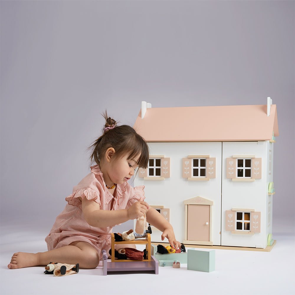 Clover Wooden Dolls House - Baby&More