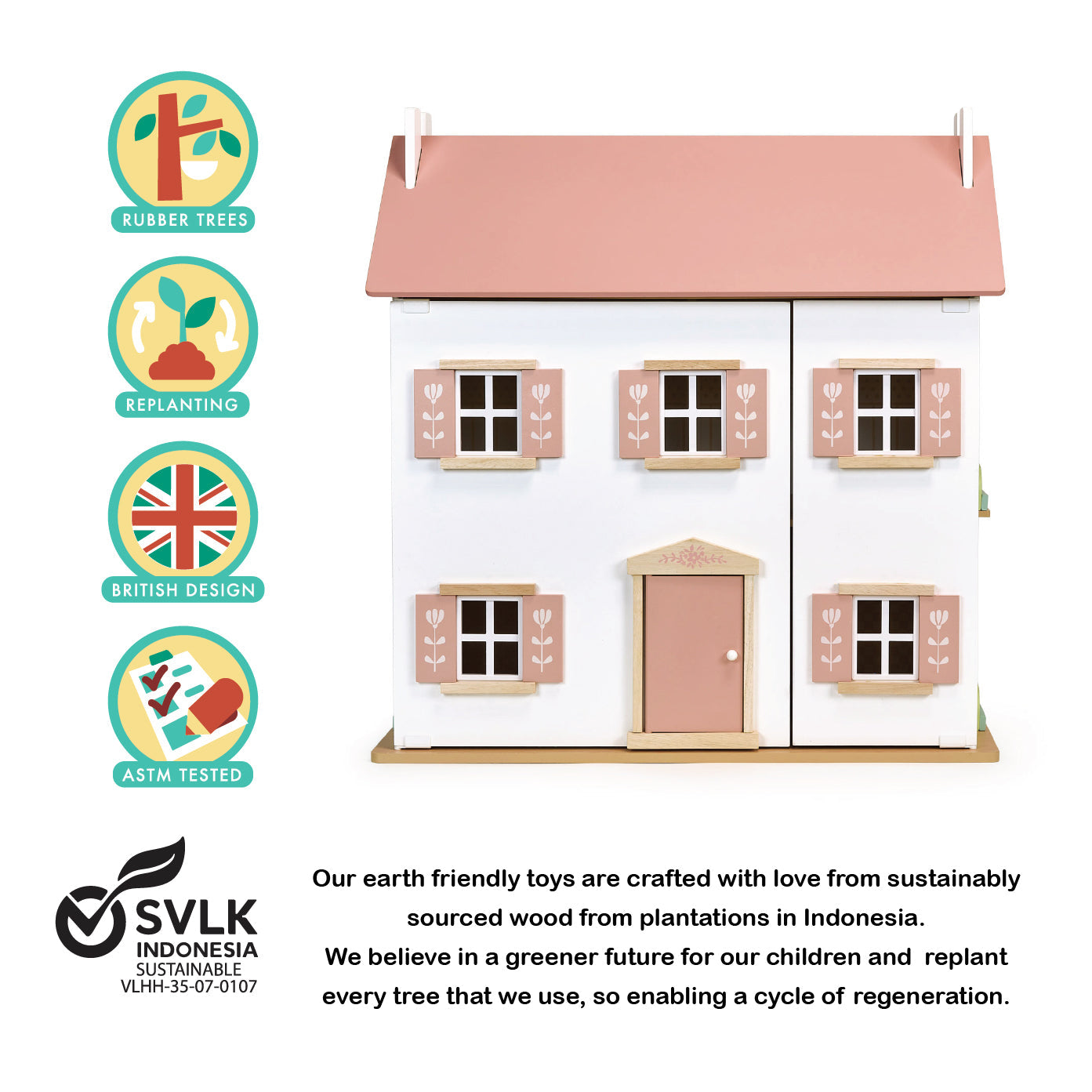 Clover Wooden Dolls House