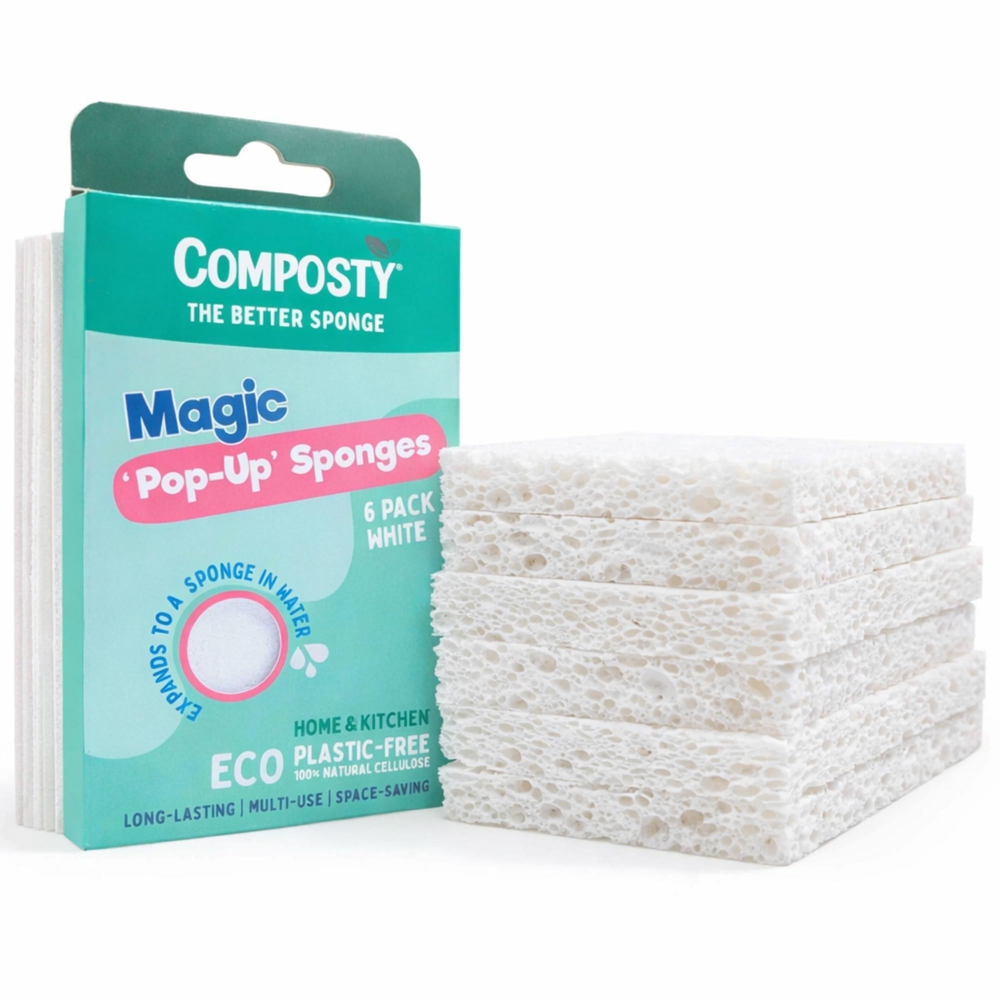 Composty Magic ‘Pop - Up’ Eco Sponges - Baby&More