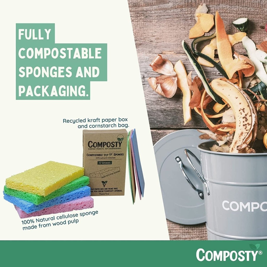 Composty Magic ‘Pop - Up’ Eco Sponges - Baby&More