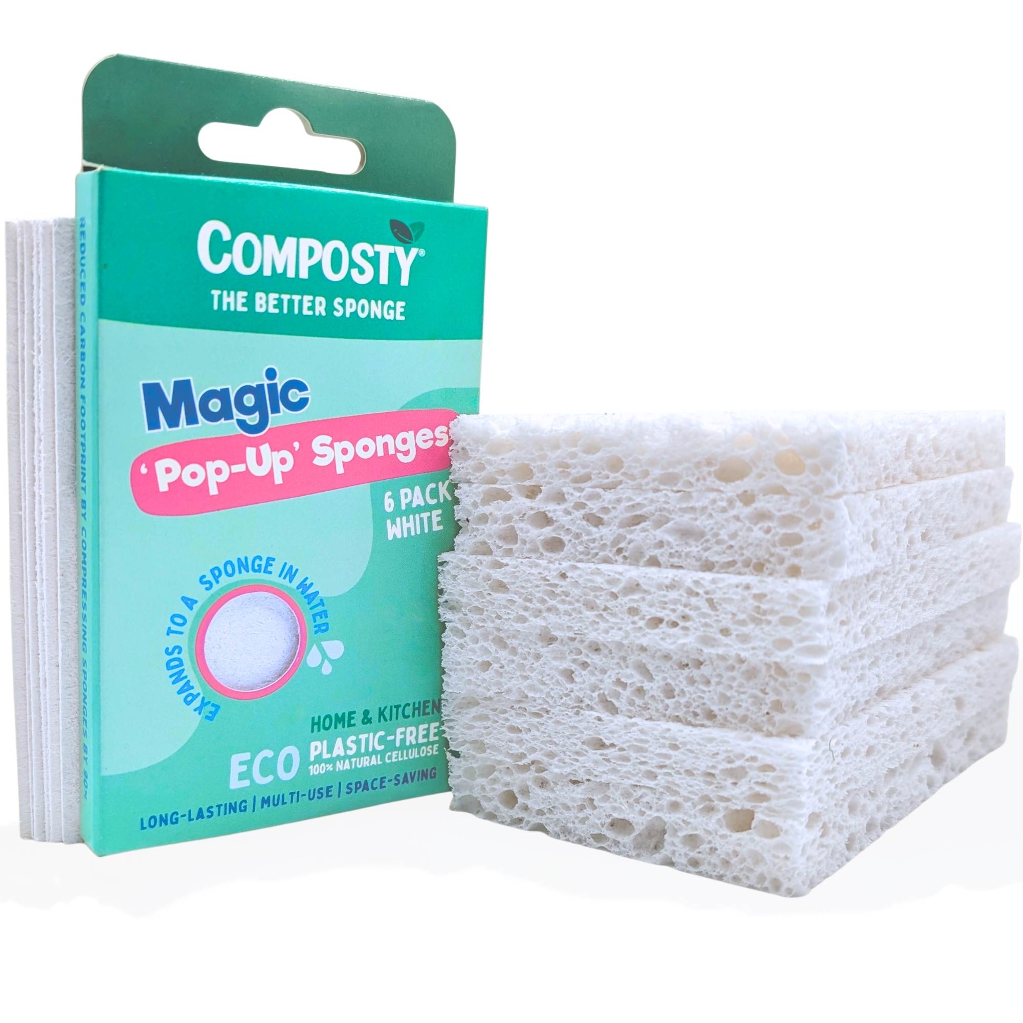 Composty Magic ‘Pop - Up’ Eco Sponges - Baby&More